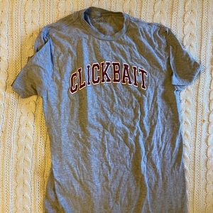 Clickbait David Dobrik Merch Grey Shirt